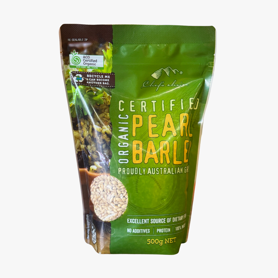 Organic Pearl Barley 500G - Chef'S Choice