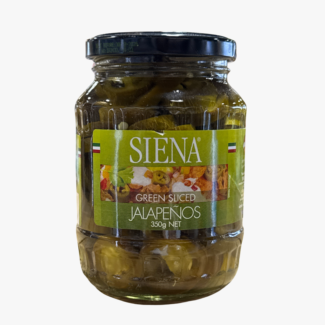 Green Sliced Jalapenos 300G - Siena