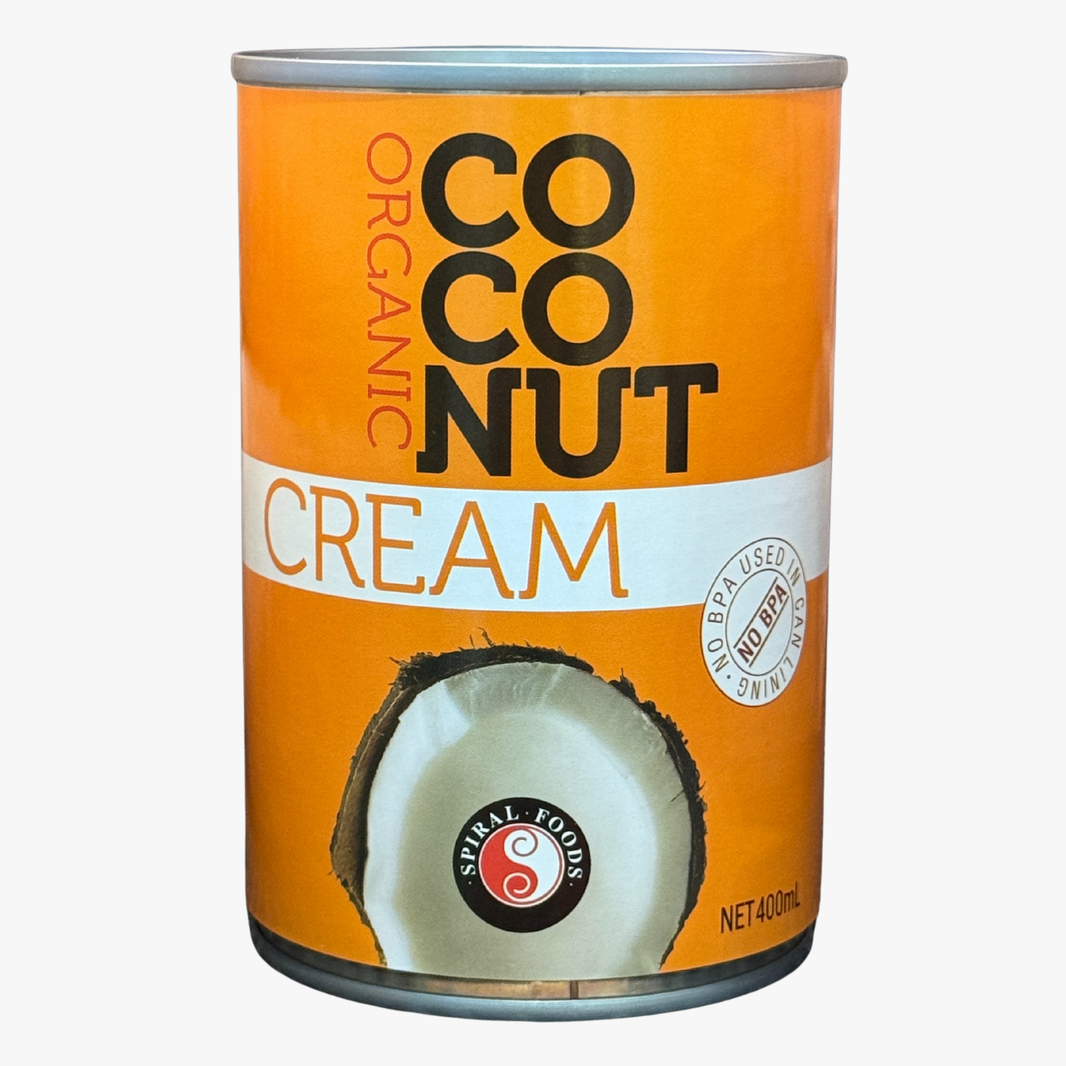 Organic Coconut Cream 400ml - Spiral Foods