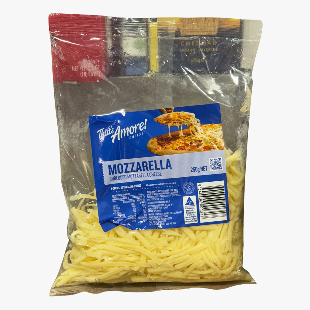 Shredded Mozzarella Cheese 250g - That'S Amore Cheese