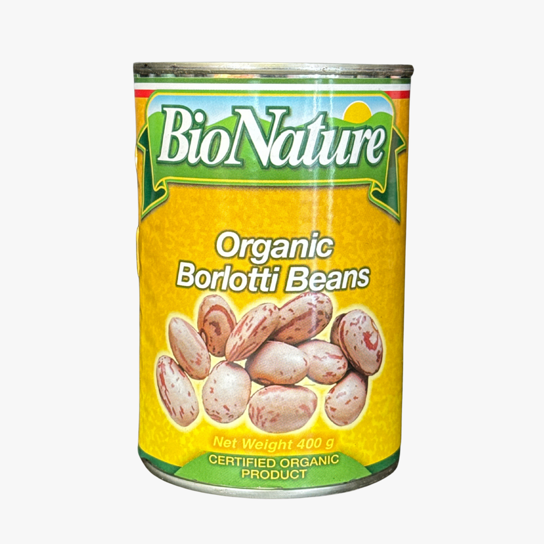 Organic Borlotti Beans 400G - Bionature
