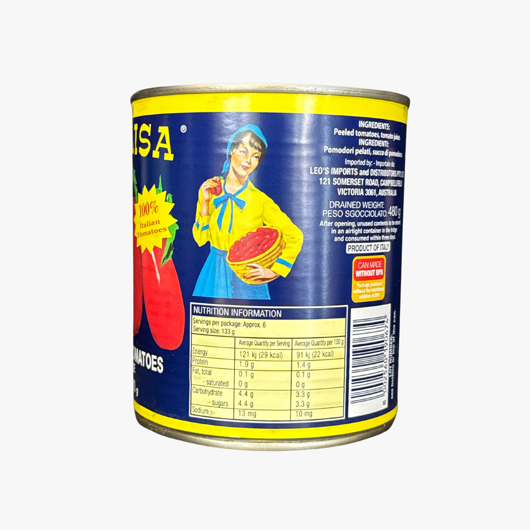 Italian Whole Peeled Tomatoes 800G - Annalisa