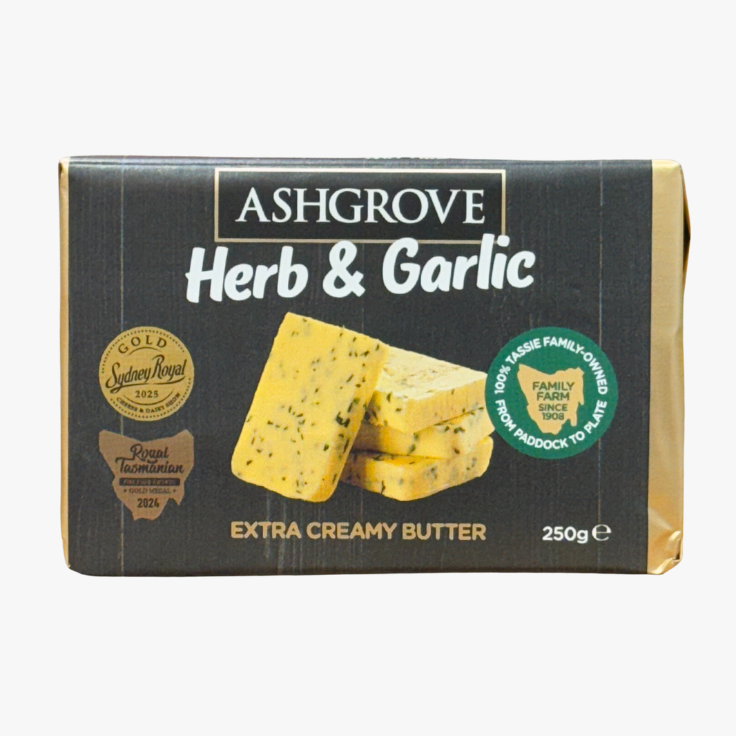 Herb And Garlic Butter 250g - Ashgrove