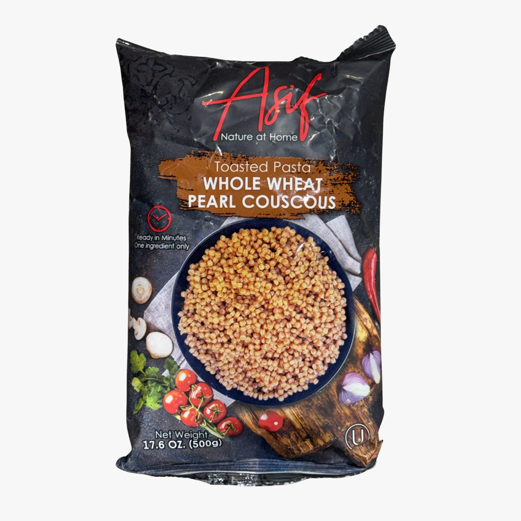 Whole Wheat Pearl Couscous 500G - Asif - Nature At Home