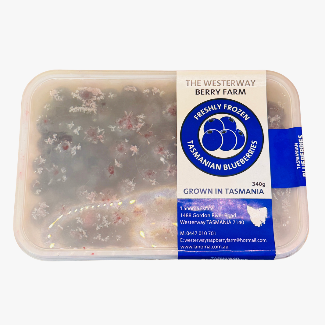 Tasmanian Frozen Blueberries 340G - The Westerway Berry Farm