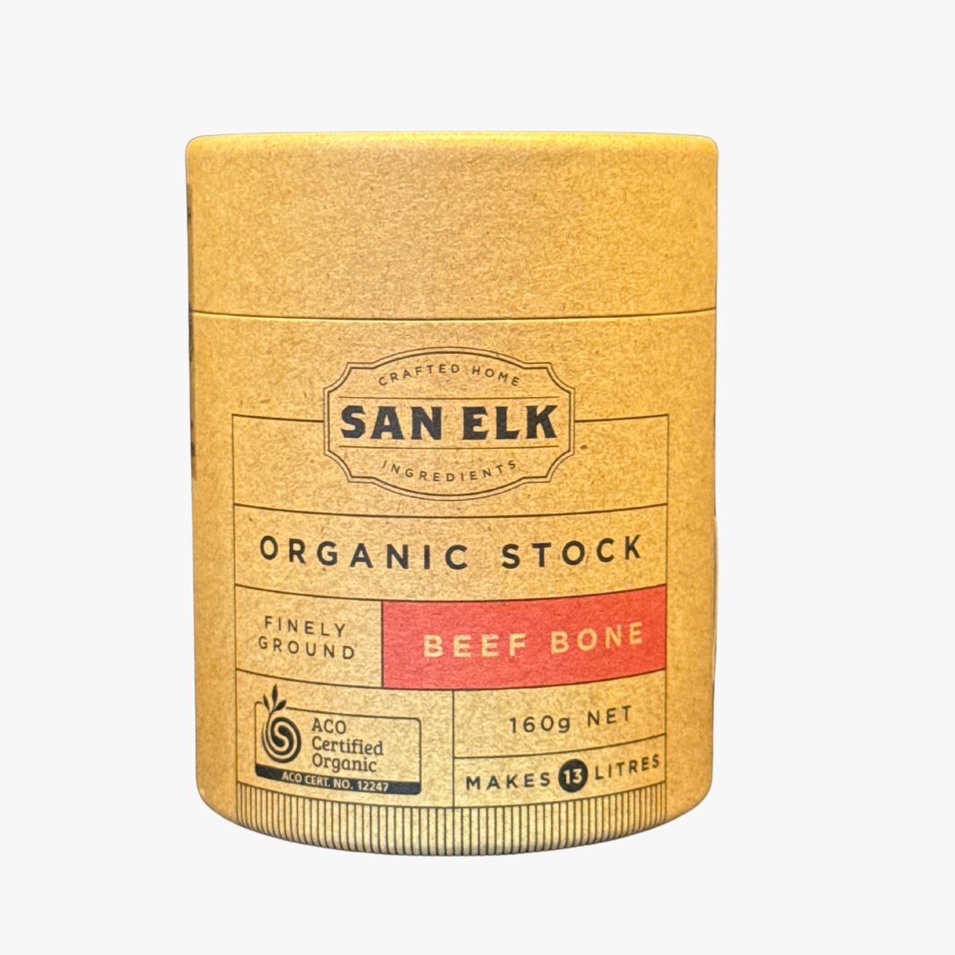 Beef Bone Stock- Finely Ground Organic 160G - San Elk