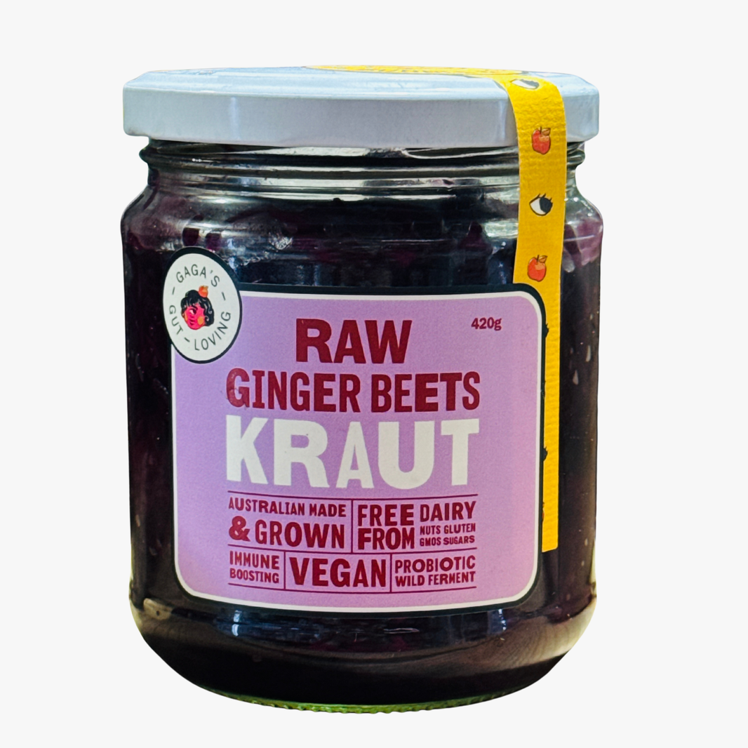 Raw Ginger Beets Kraut 420g - Gagas